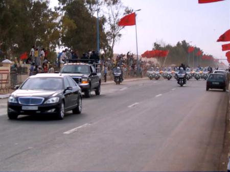 le roi mehamed 6 a  khou